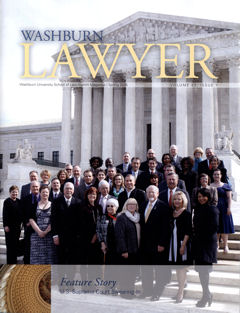 Graphic: Cover of volume 51, number 1 of Washburn Lawyer.