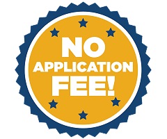 Graphic: No application fee to apply to Washburn Law!