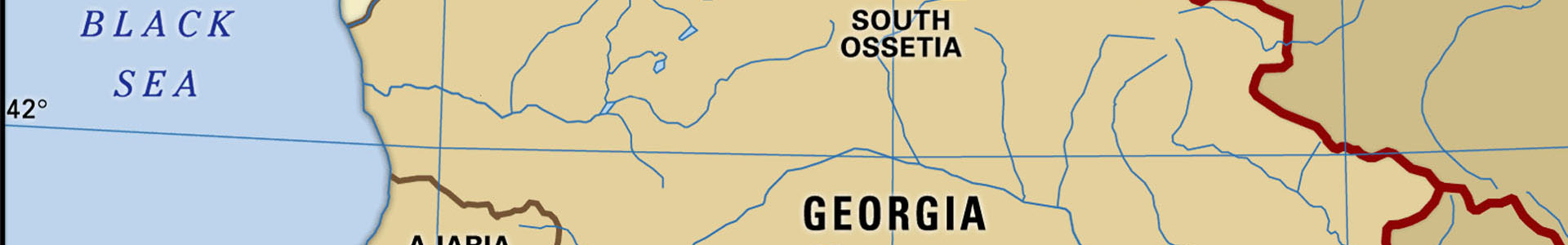 Map showing Republic of Georgia.