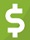 Grapic: Dollar sign on a green background.