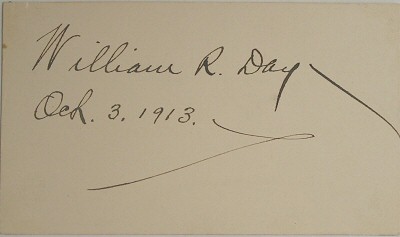 Autograph of Justice William R. Day