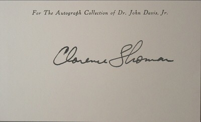 Autograph of Justice Clarence Thomas