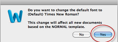 times new roman is not a choice in word 16 for mac