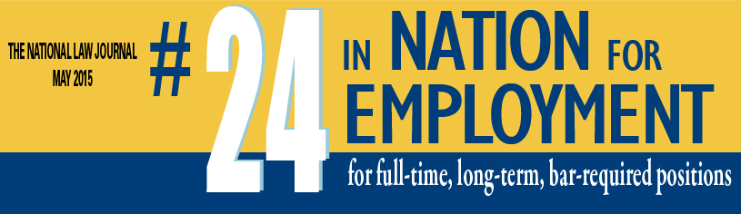 Graphic: Washburn Law Number 24 in Nation for Employment