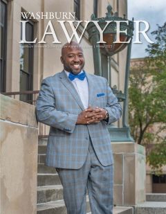 Graphic: Cover of Washburn Lawyer, volume 58, issue 1 (winter 2023).