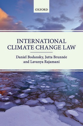 Graphic: Book cover for International Climate Change Law.